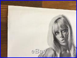 Vintage 1967 ACME Glass Co. MN Poster with Joy Harmon Cool Hand Luke Movie 68