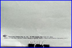 Vintage 1968 BARBARELLA Jane FONDA 42x29 Withdrawn RARE Poster FREE SHIPPING