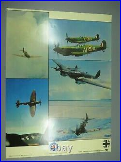 Vintage 1969 Battle Of Britain Film Spitfire Productions Promotional Poster Set