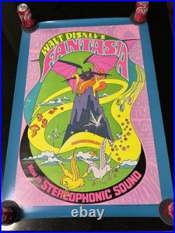 Vintage 1970 Disney Movie Poster Fantasia One Sheet
