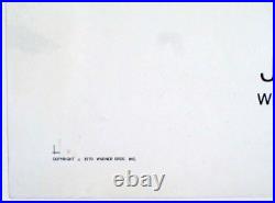 Vintage 1970 PERFORMANCE Rare Homoerotic JAGGER + FOX 28x22 Poster FREE SHIPPING