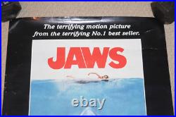 Vintage 1970s Print Jaws Movie Poster #527 Scorpio 22 x 35 US Release Classic