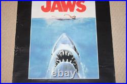 Vintage 1970s Print Jaws Movie Poster #527 Scorpio 22 x 35 US Release Classic