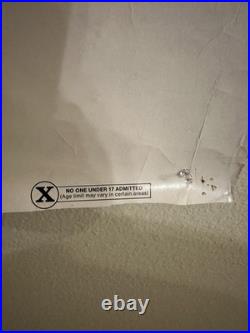 Vintage 1971 Clockwork Orange Movie Poster Stanley Kubrick 54x40 Original Rare