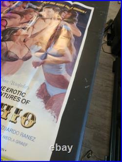 Vintage 1971 EROTIC ADVENTURES OF PINOCCHIO 27x41 Movie Poster SEXPLOITATION