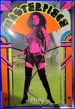 Vintage 1971 RARE mylar MASTERPIECE poster Miss Ultra Violet Warhol Factory