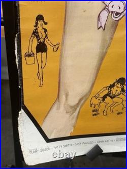 Vintage 1971 The Pigkeeper's Daughter Exploitation Movie Poster