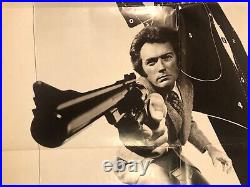 Vintage 1973 Original Dirty Harry MAGNUM FORCE Eastwood 27X41 Movie POSTER