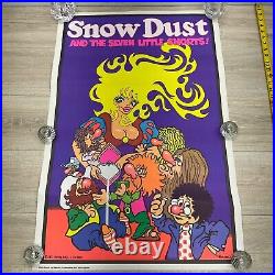 Vintage 1973 Snow Dust And The Seven Little Snorts Drug Poster Hanson 23x35 P41