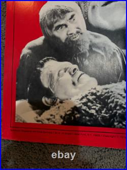 Vintage 1974 Scholastic Magazine Creature Features Poster 41 x 29 Folded