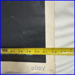 Vintage 1974 The Legend Of Bruce Lee Poster Karate Martial Arts 58x42 Very Rare