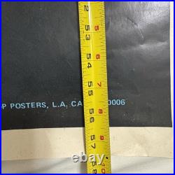 Vintage 1974 The Legend Of Bruce Lee Poster Karate Martial Arts 58x42 Very Rare