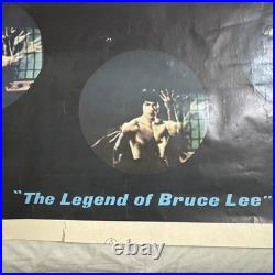 Vintage 1974 The Legend Of Bruce Lee Poster Karate Martial Arts 58x42 Very Rare