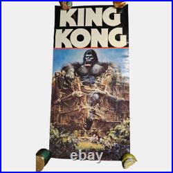 Vintage 1976 King Kong Promo Movie Poster Large Display 23x46 Reprise Records