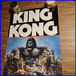 Vintage 1976 King Kong Promo Movie Poster Large Display 23x46 Reprise Records