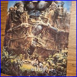 Vintage 1976 King Kong Promo Movie Poster Large Display 23x46 Reprise Records