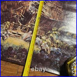 Vintage 1976 King Kong Promo Movie Poster Large Display 23x46 Reprise Records