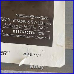 Vintage 1976 Original Dirty Harry THE ENFORCER Eastwood 27X41 Movie Poster