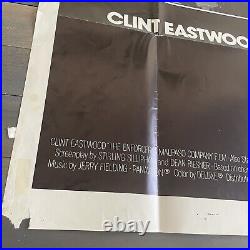 Vintage 1976 Original Dirty Harry THE ENFORCER Eastwood 27X41 Movie Poster