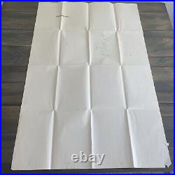 Vintage 1976 Original Dirty Harry THE ENFORCER Eastwood 27X41 Movie Poster