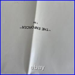 Vintage 1976 Original Dirty Harry THE ENFORCER Eastwood 27X41 Movie Poster