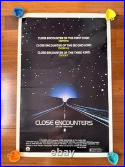 Vintage 1977 Close Encounters of the Third Kind Original Movie Poster 1-Sheet