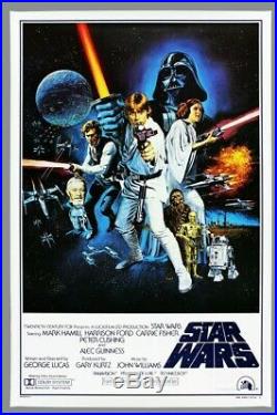 Vintage 1977 Original STAR WARS Movie Poster 24x36 PTW531 Brand New Sealed