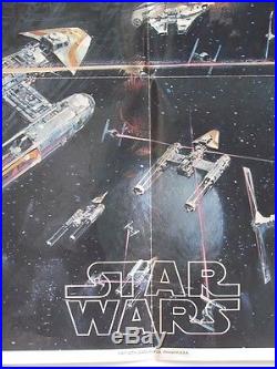Vintage 1977 STAR WARS Album Music Poster Lucas Classic John Berkey Art