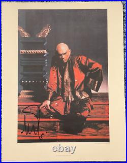 Vintage 1977 The King & I Backed Movie Poster Authentic Yule Brynner Signature