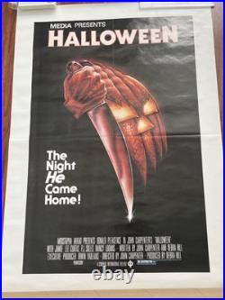 Vintage 1978 Halloween prepak/promo Poster by Home Media Entertainment 27X19