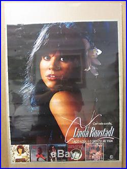 Vintage 1978 Linda Ronstadt original albums poster music artist 7855