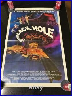 Vintage 1979 Disney Movie Poster The Black Hole One Sheet