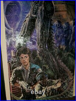 Vintage 1979 HG Alien Movie Jigsaw Puzzle 3ft Giant Poster Size With Box COMPLETE