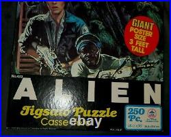 Vintage 1979 HG Alien Movie Jigsaw Puzzle 3ft Giant Poster Size With Box COMPLETE