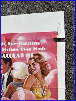 Vintage 1979 Pink Champagne Movie Poster Sexploitation Lisa De Leeuw Hollywood X