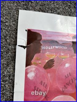 Vintage 1979 Pink Champagne Movie Poster Sexploitation Lisa De Leeuw Hollywood X