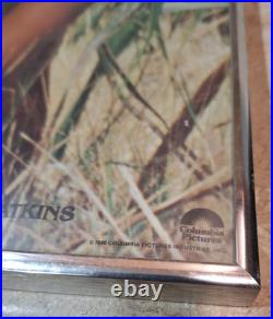 Vintage 1980 Blue Lagoon Columbia Pictures Movie Poster Metal Framed 22.5x11.5