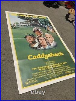 Vintage 1980 Caddyshack Original one sheet movie poster