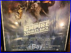 Vintage 1980 Star Wars The Empire Strikes Back Collectible Original Movie Poster