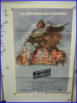 Vintage 1980 The Empire Strikes Back Original AUTHENTIC MOVIE POSTER NM