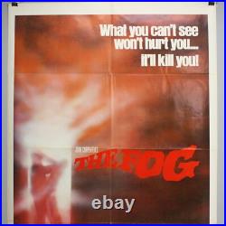 Vintage 1980 The Fog John Carpenter Theatrical Film Folded Movie Posters 27x41