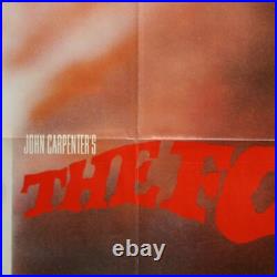 Vintage 1980 The Fog John Carpenter Theatrical Film Folded Movie Posters 27x41