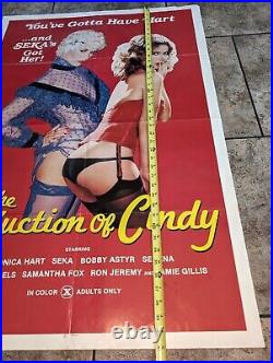 Vintage 1980 The Seduction Of Cindy Adult Movie Poster