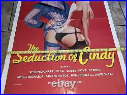 Vintage 1980 The Seduction Of Cindy Adult Movie Poster