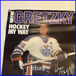 Vintage 1980's Wayne Gretzky Hockey My Way VHS Promotional Movie Posters MINT