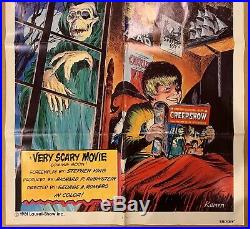 Vintage 1981 CREEPSHOW Original Movie Poster / Full Sheet 41x27 / Stephen King