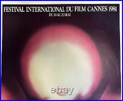 Vintage 1981 Cannes Film Festival Poster