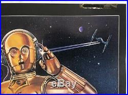Vintage 1981 Star Wars NPR Radio Show Poster ORIGINAL
