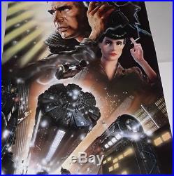 Vintage 1982 Blade Runner Harrison Ford Movie Poster 27x38 Just Opened