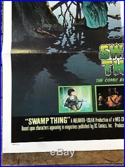 Vintage 1982 SWAMP THING Original Movie Poster DC COMICS INC. / Full Sheet 41x27